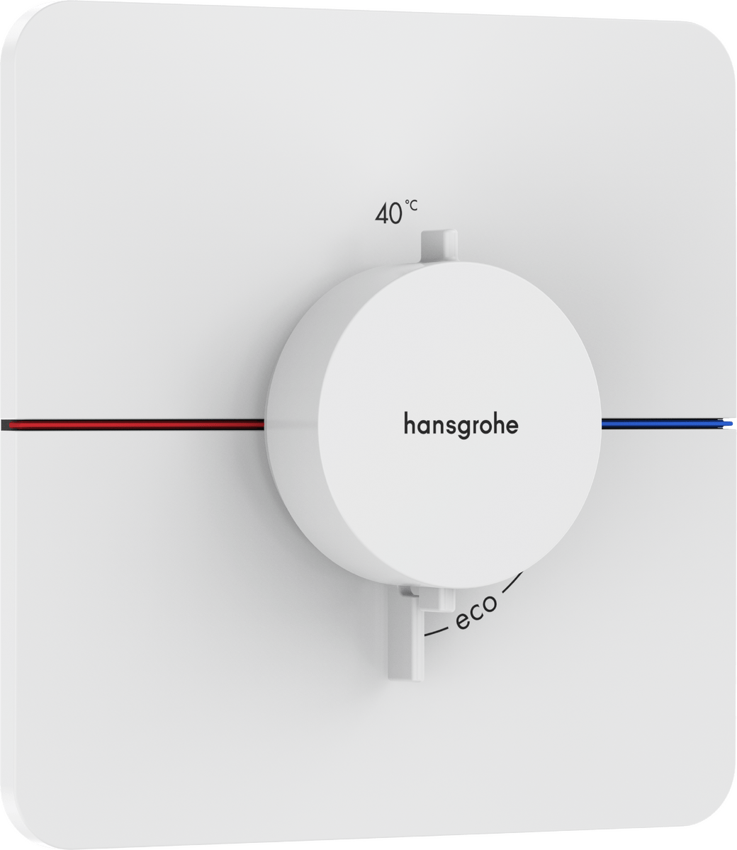 Hansgrohe ShowerSelect Comfort Q Valve - Matt White - 15588700 - TAP 'N' SHOWER