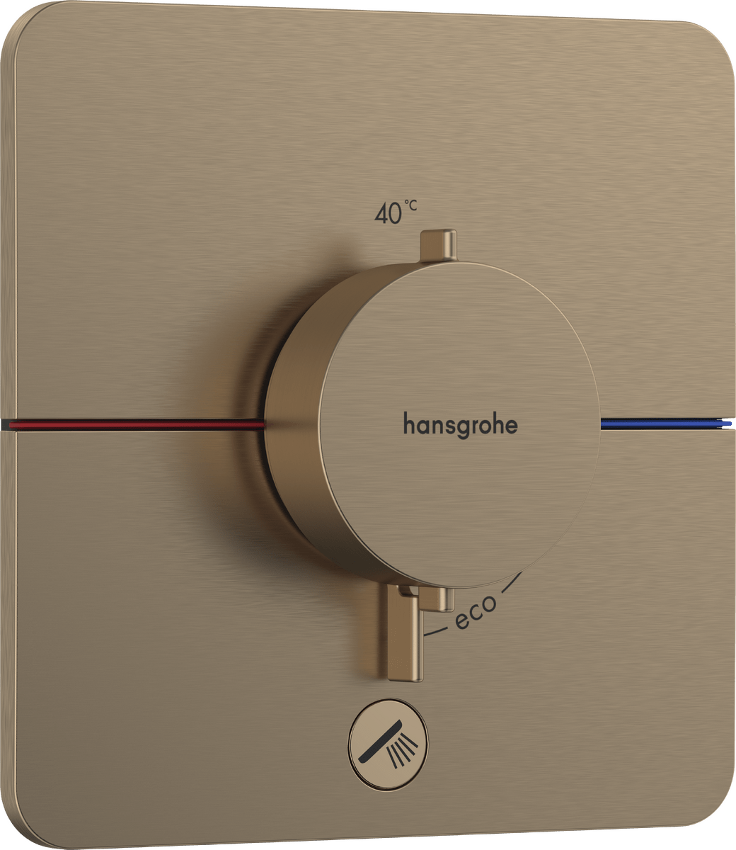 Hansgrohe Showerselect Comfort Q Valve - Brushed Bronze - 15589140 - TAP 'N' SHOWER