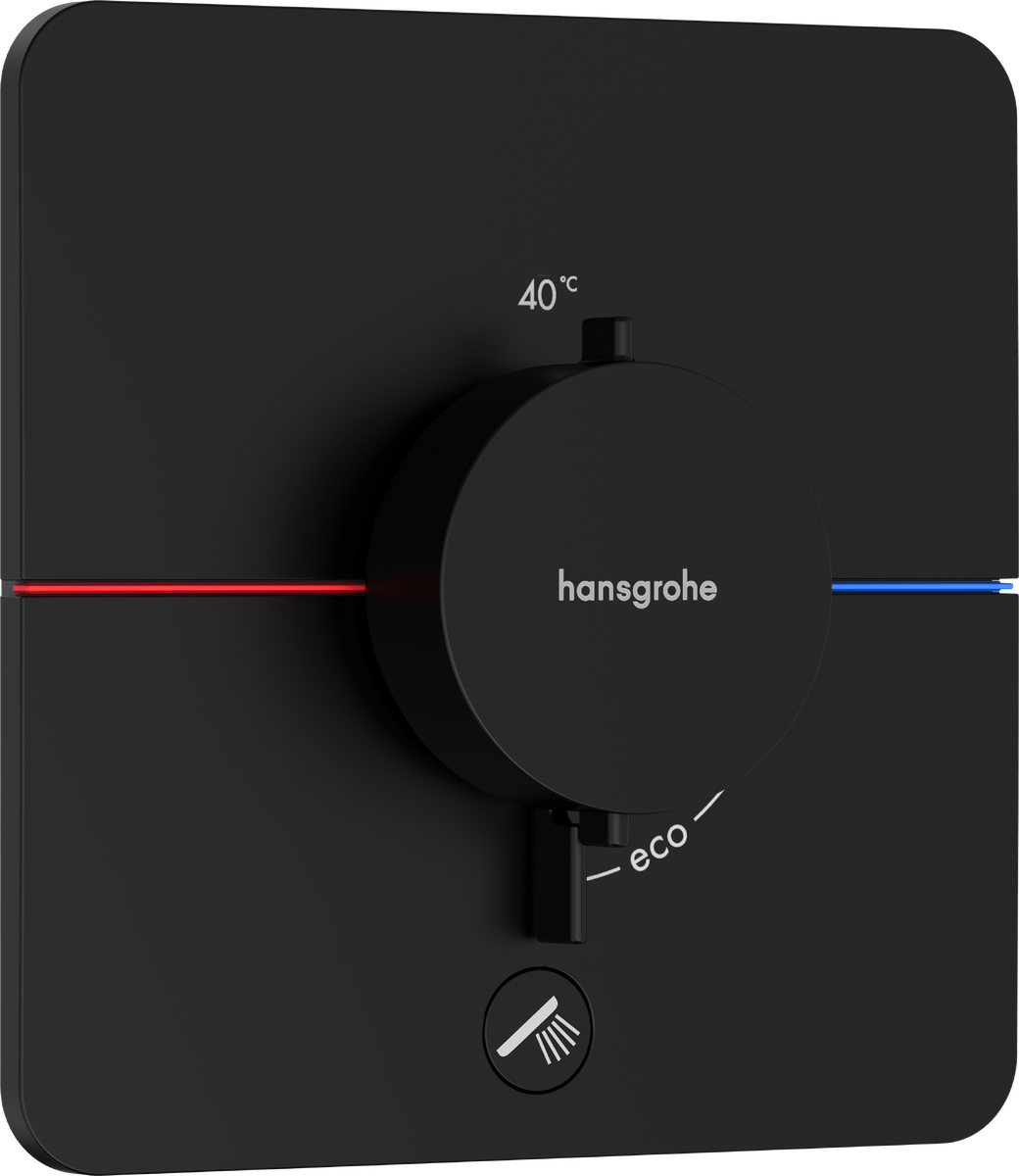 Hansgrohe Showerselect Comfort Q Valve - Matt Black - 15589670 - TAP 'N' SHOWER
