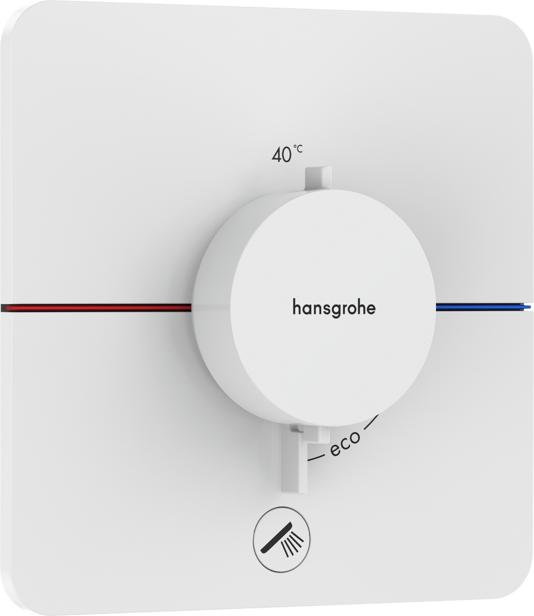 Hansgrohe Showerselect Comfort Q Valve - Matt White - 15589700 - TAP 'N' SHOWER