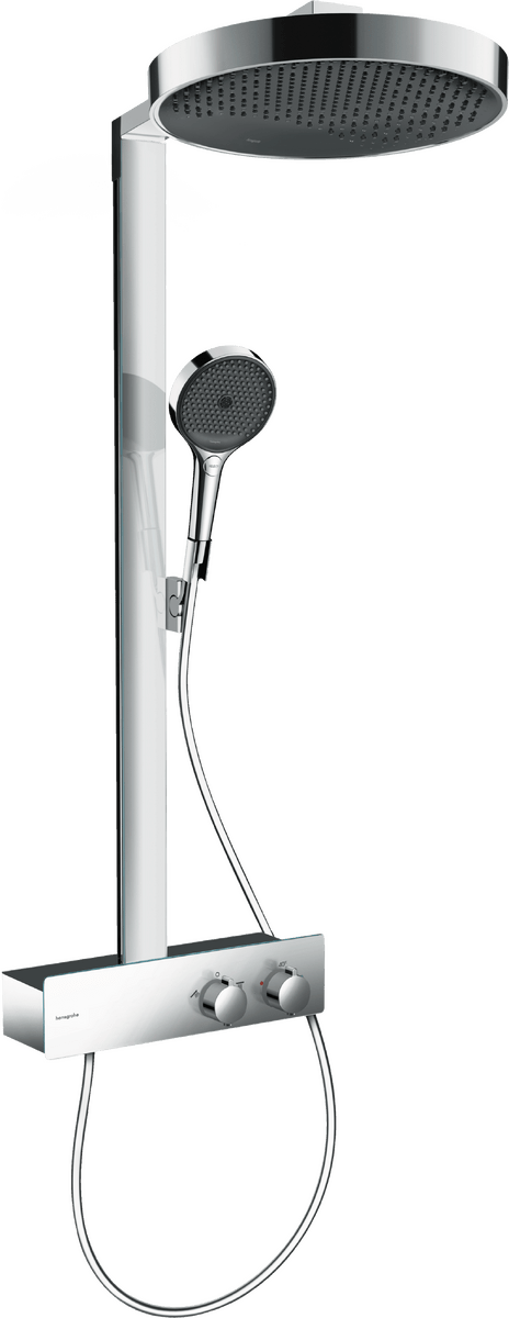 Hansgrohe Rainfinity Shower 360 1jet Overhead with Bar Shower - Chrome - 26853000 - TAP 'N' SHOWER