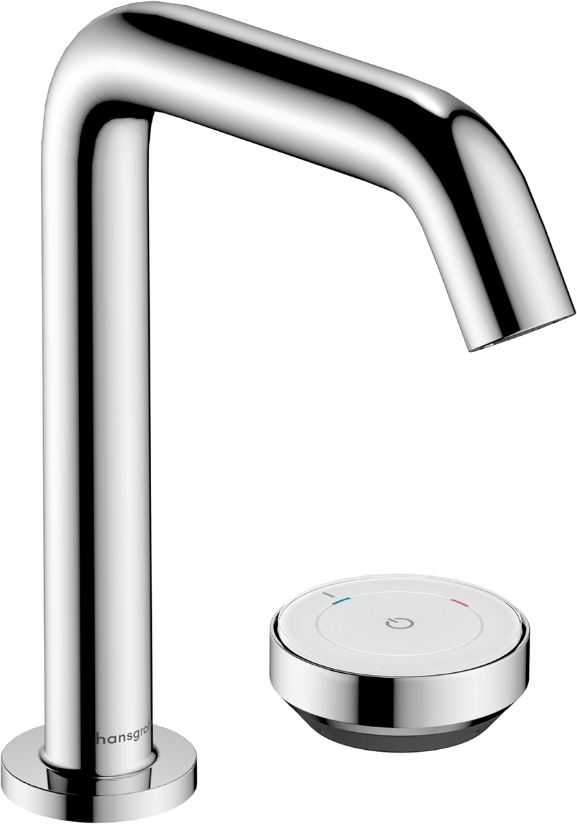 Hansgrohe Tecturis S 2 - hole Basin Mixer 150 Coolstart Ecosmart+ With Waste Set - Chrome - 73353000 - TAP 'N' SHOWER