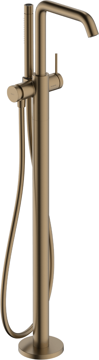 Hansgrohe Tecturis S Floor - standing Single Lever Bath Mixe - Brushed Bronze - 73440140 - TAP 'N' SHOWER