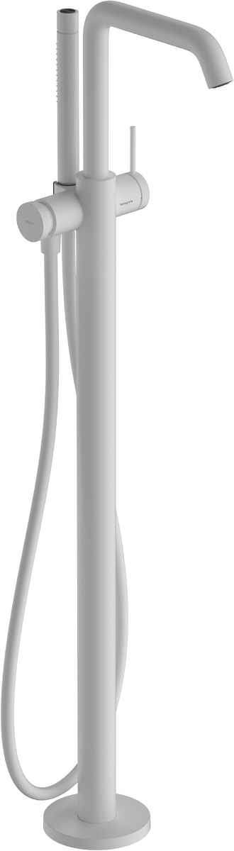 Hansgrohe Tecturis S Floor - standing Single Lever Bath Mixe - Matt White - 73440700 - TAP 'N' SHOWER