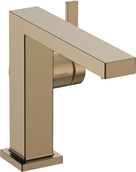 Hansgrohe Tecturis E Fine Coolstart Ecosmart+ Without Waste Set Single Lever Basin Mixer 110 - Brushed Bronze - 73021140 - TAP 'N' SHOWER