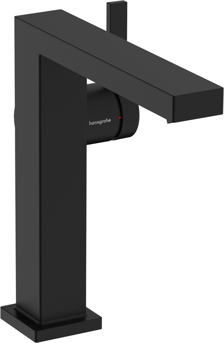 Hansgrohe Tecturis E Single Lever Basin Mixer - Matt Black - 73041670 - TAP 'N' SHOWER