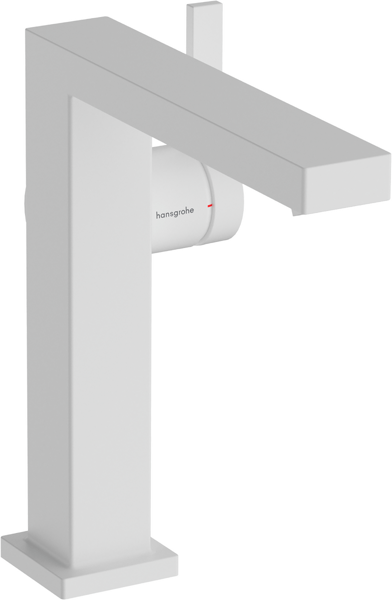 Hansgrohe Tecturis E Single Lever Basin Mixer - Matt White - 73040700 - TAP 'N' SHOWER
