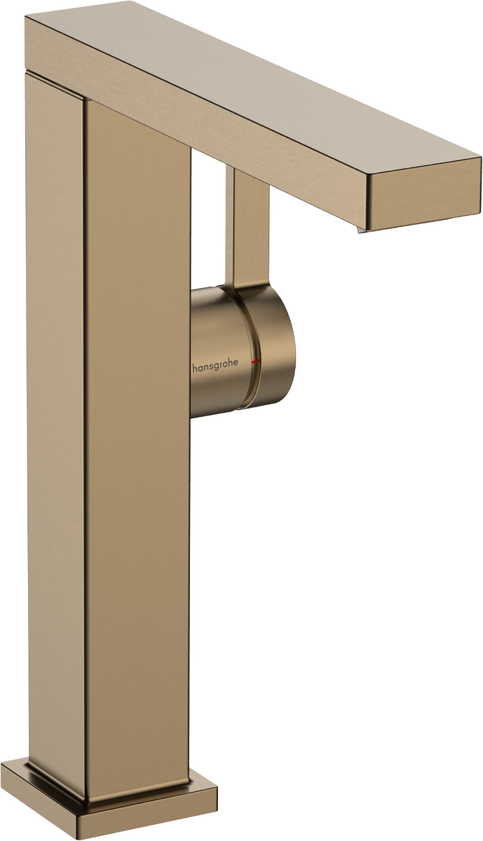 Hansgrohe Tecturis E Fine Coolstart Ecosmart+ Single Lever Basin Mixer 210 - Brushed Bronze - 73060140 - TAP 'N' SHOWER