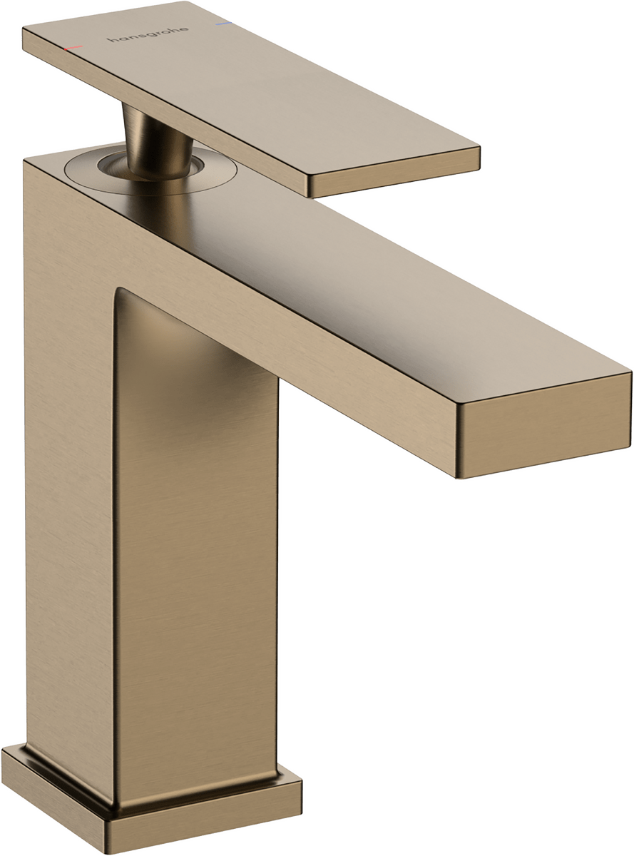 Hansgrohe Tecturis E Single Lever Basin Mixer 110 Ecosmart+ Without Waste Set - Brushed Bronze - 73011140 - TAP 'N' SHOWER