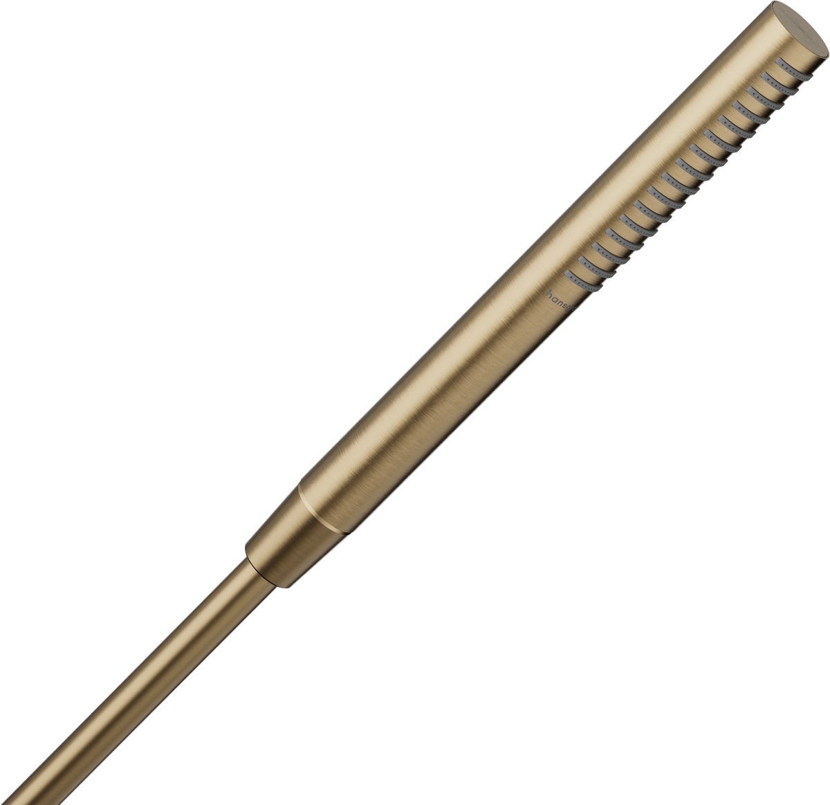 Hansgrohe Pulsify S Baton Hand Shower 100 1jet Ecosmart+ - Brushed Bronze - 24126140 - TAP 'N' SHOWER