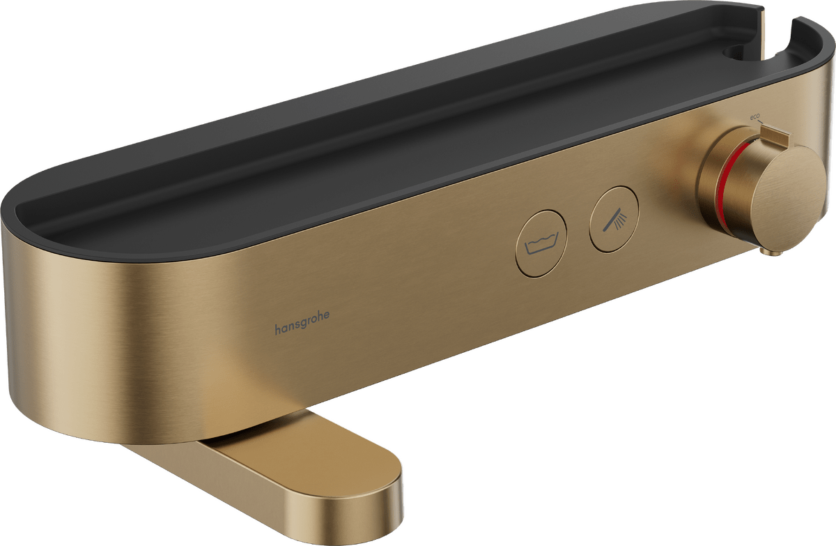 Hansgrohe ShowerTablet Select Bath Thermostat 400 For Exposed Installation - Brushed Bronze - 24340140 - TAP 'N' SHOWER
