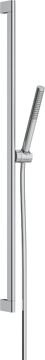 Hansgrohe Pulsify S Shower Set 100 1jet Ecosmart with Shower Bar 90cm - Chrome - 24382000 - TAP 'N' SHOWER