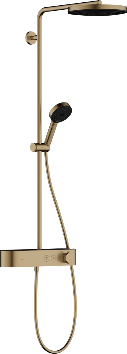 Hansgrohe Pulsify S Showerpipe 260 1jet with Showertablet Select 400 - Chrome - 24220140 - TAP 'N' SHOWER