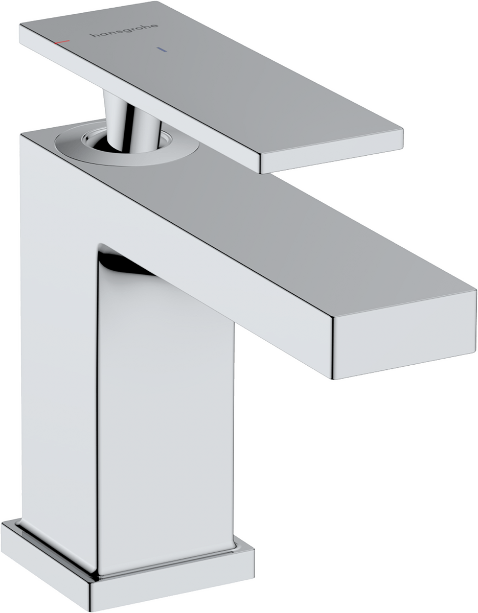 Hansgrohe Tecturis E Single Lever Basin Mixer 80 - Chrome - 73001000 - TAP 'N' SHOWER