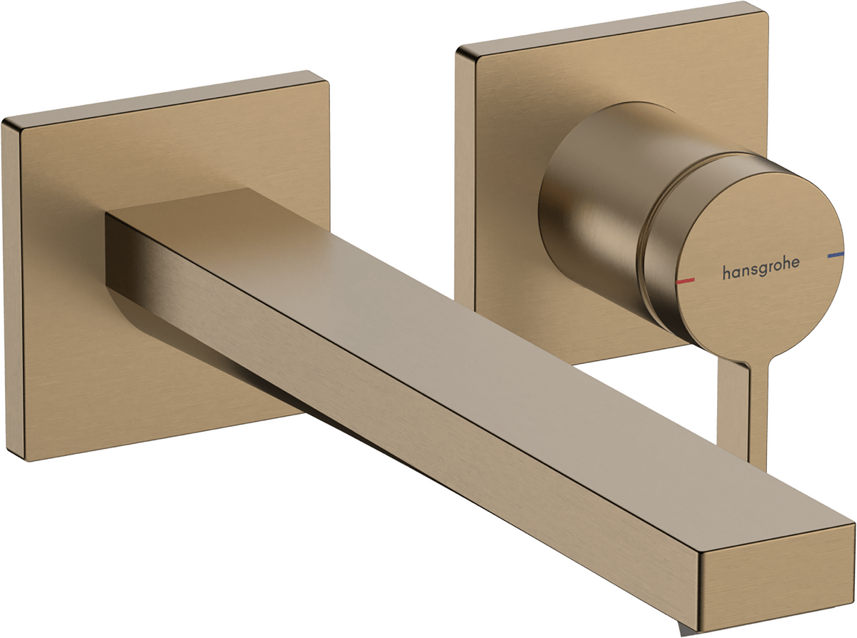 Hansgrohe Tecturis E Single Lever Basin Mixer - Brushed Bronze - 73051140 - TAP 'N' SHOWER