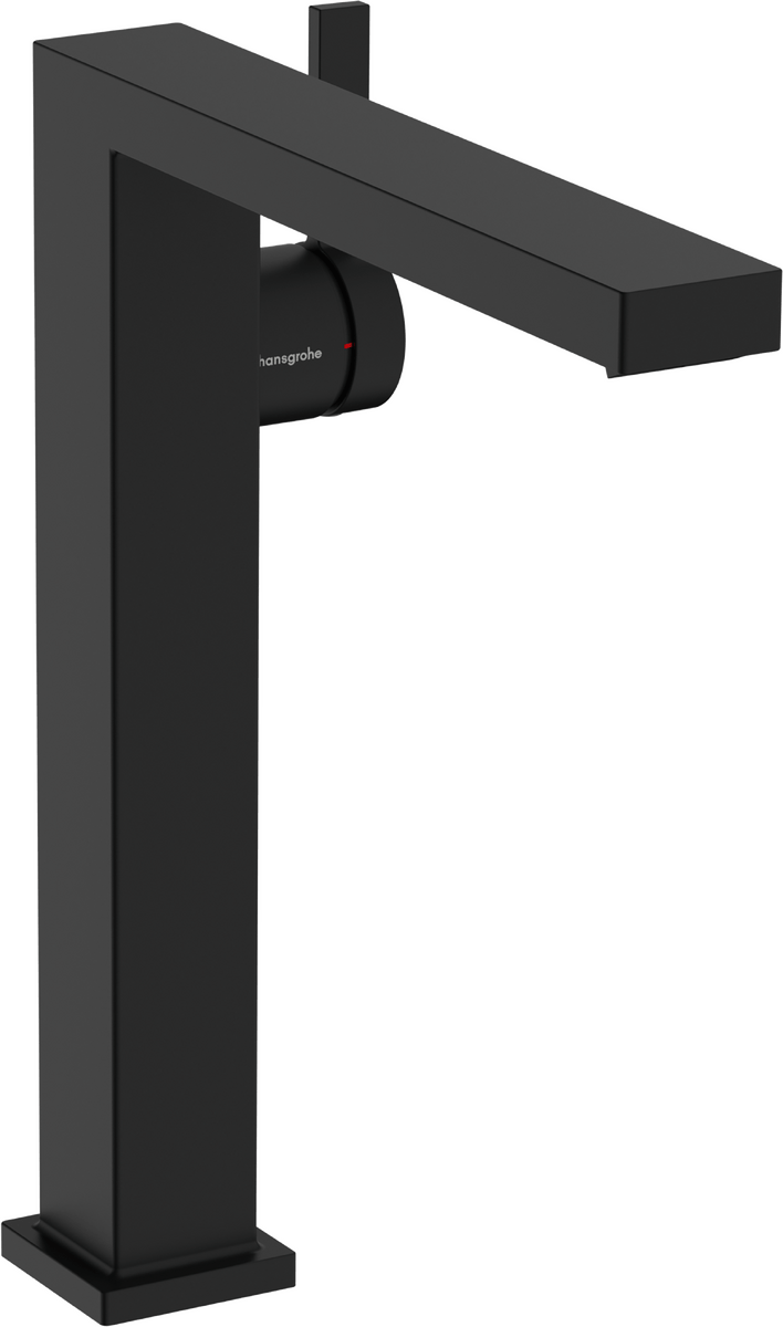 Hansgrohe Tecturis E Single Lever Basin Mixer 240 Fine Coolstart Ecosmart+ - Matt Black - 73072670 - TAP 'N' SHOWER