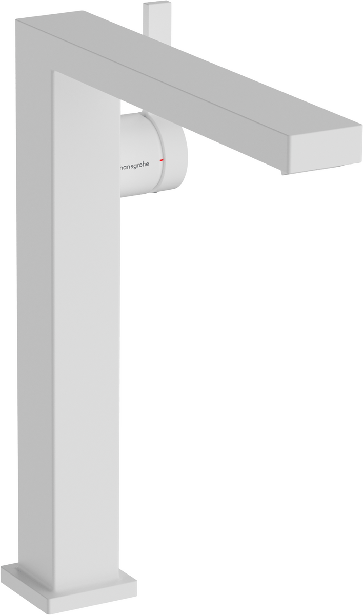 Hansgrohe Tecturis E Single Lever Basin Mixer 240 Fine Coolstart Ecosmart+ - Matt White - 73072700 - TAP 'N' SHOWER