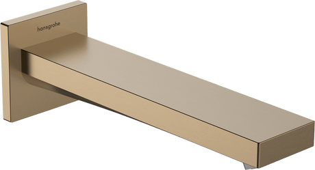 Hansgrohe Tecturis E Spout 210mm Long - Brushed Bronze - 73410140 - TAP 'N' SHOWER