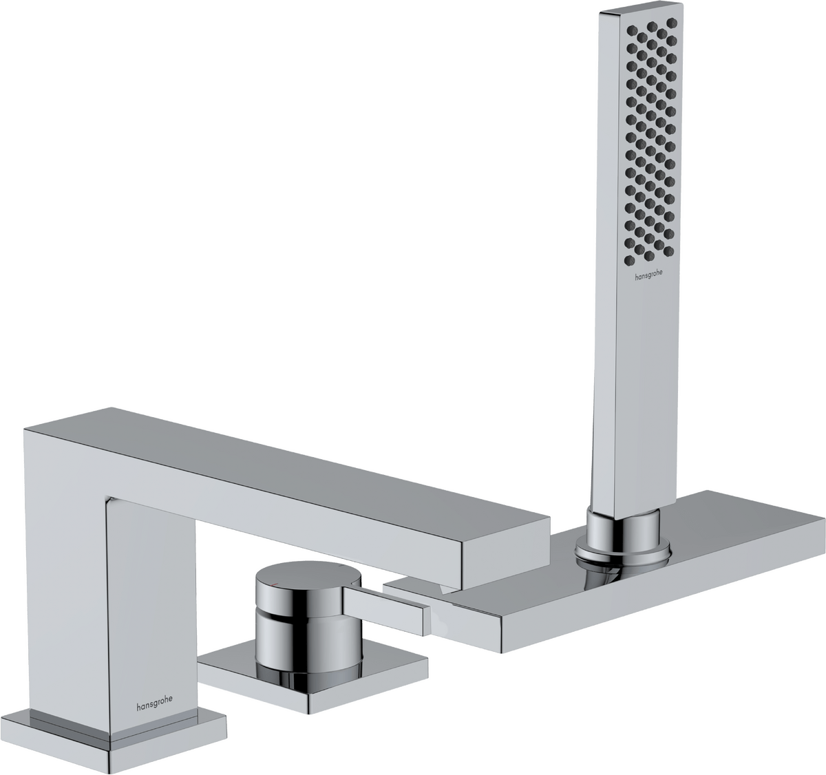 Hansgrohe Tecturis E Single Lever Bath Mixer - Chrome - 73443000 - TAP 'N' SHOWER