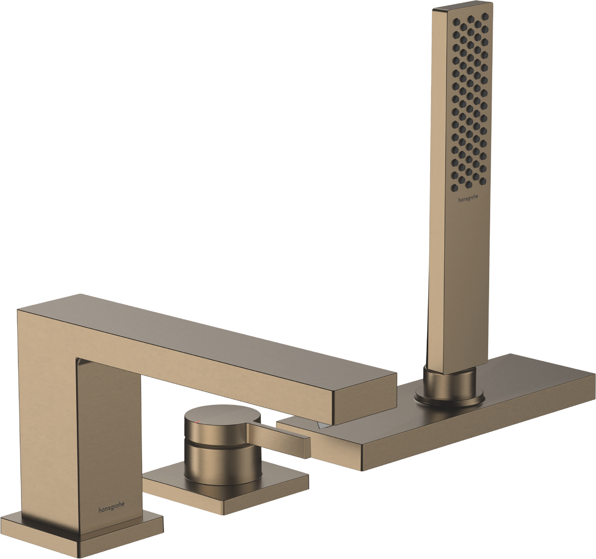 Hansgrohe Tecturis E Single Lever Bath Mixer - Brushed Bronze - 73443140 - TAP 'N' SHOWER