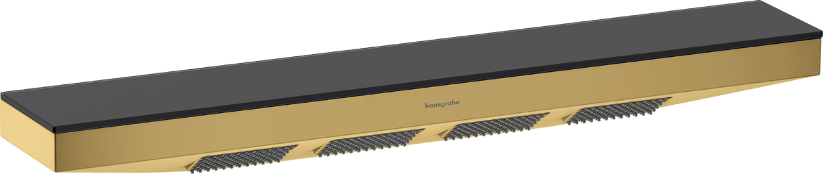 Hansgrohe Rainfinity Shoulder shower 500 1jet with shower shelf - Polished Gold - Optic - 26243990 - TAP 'N' SHOWER