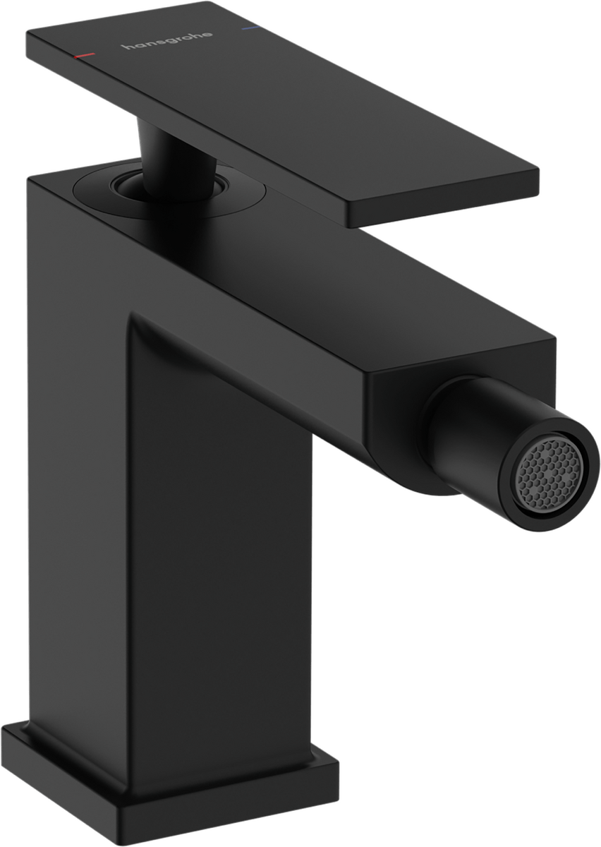 Hansgrohe Tecturis E Single Lever Bidet Mixer - Matt Black - 73200670 - TAP 'N' SHOWER