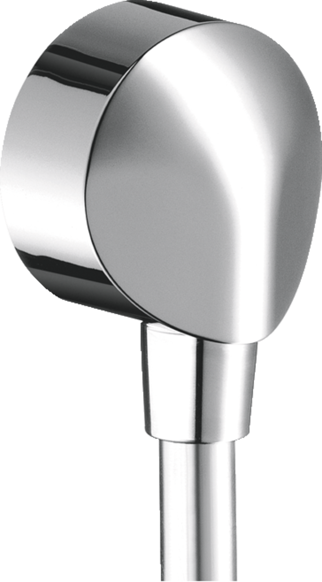Hansgrohe FixFit Wall Outlet E chrome shower hose connector without non-return valve