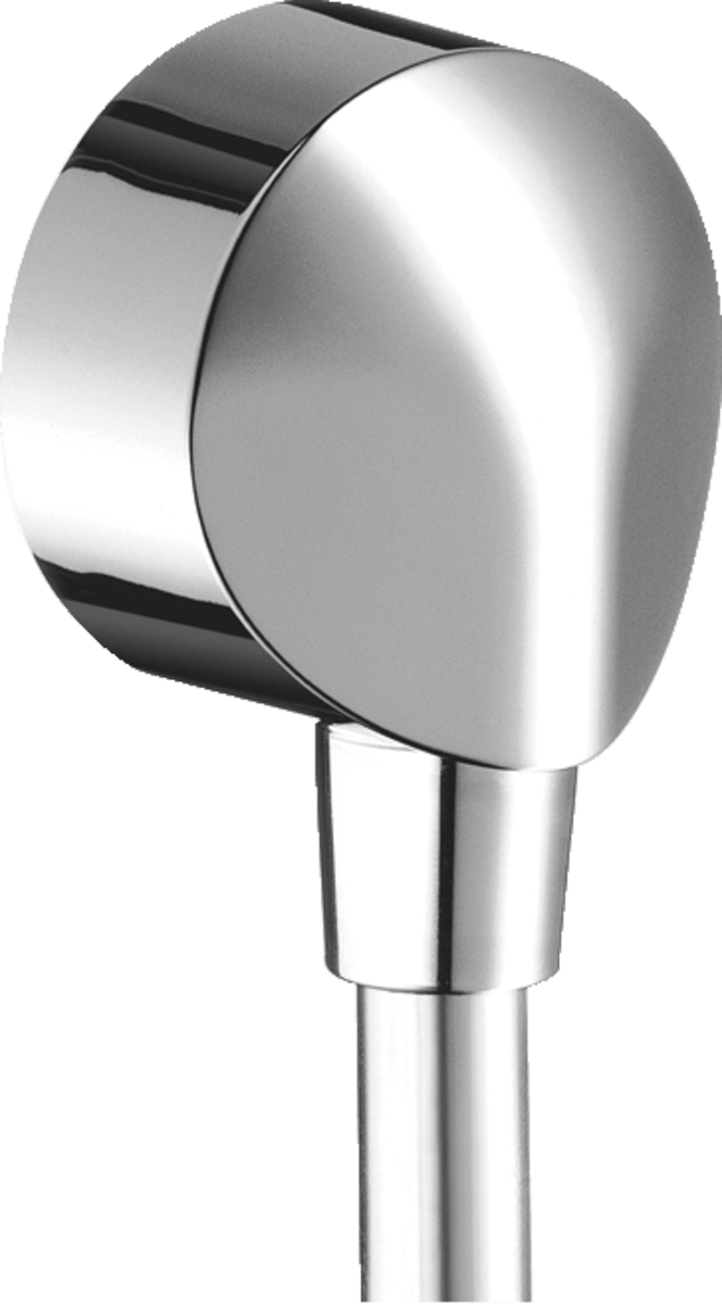 Hansgrohe FixFit Wall Outlet E Without Non - Return Valve - Chrome - 27454000 - TAP 'N' SHOWER