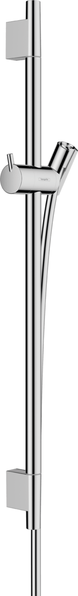 Hansgrohe Unica Shower Rail S Puro 650mm With Isiflex Shower Hose 1600mm - Chrome - 28632000 - TAP 'N' SHOWER