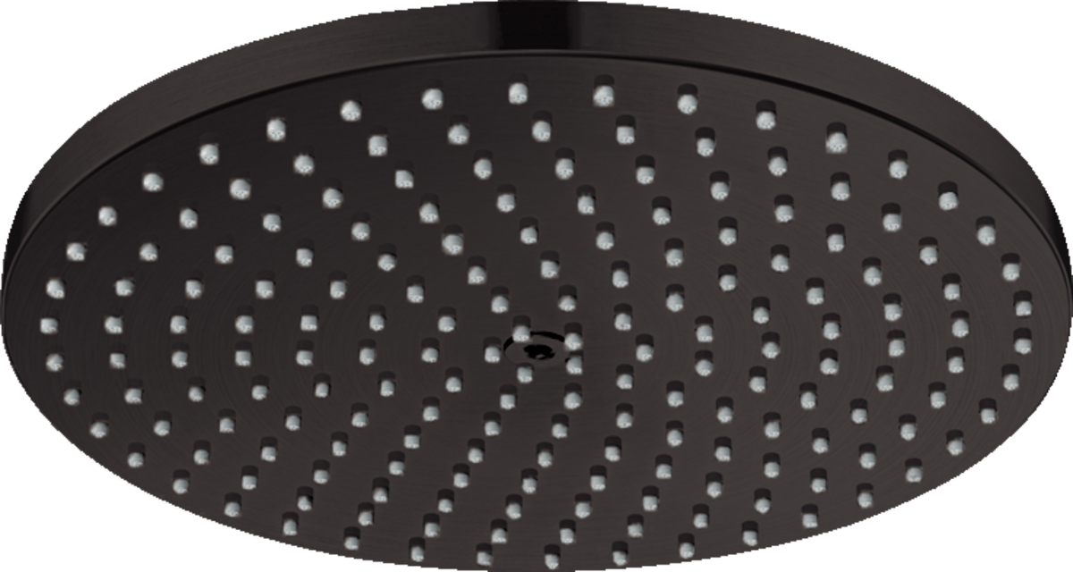 Hansgrohe Raindance S Overhead Shower 240 1jet PowDerrain - Matt Black - 27623670 - TAP 'N' SHOWER