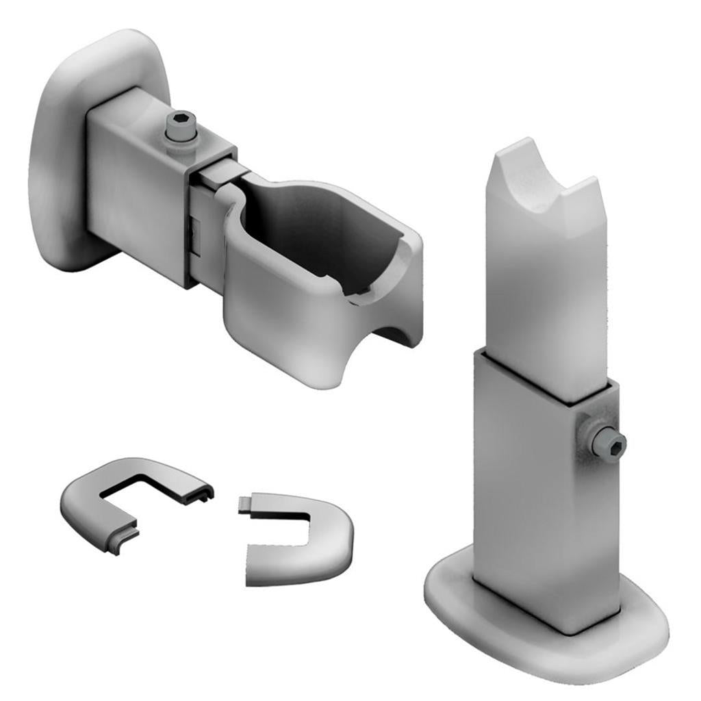 Eastbrook Room Divider Bracket Set - Chrome - 16.154 - TAP 'N' SHOWER