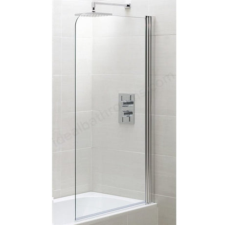 Oakham Spring Half Radius Screen Glass 6mm - 1400mm High x 800mm Wide - TAP 'N' SHOWER