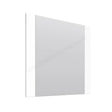Oakham Vermont Rectangular Bathroom Mirror 600mm x 450mm - White - TAP 'N' SHOWER