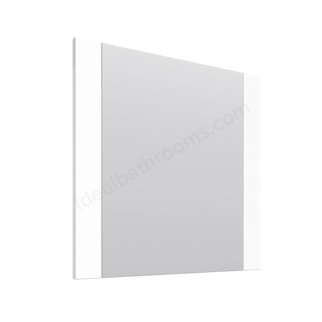 Oakham Vermont Rectangular Bathroom Mirror 600mm x 450mm - White - TAP 'N' SHOWER