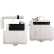Oakham Dual Flush Concealed Cistern With Button - White - TAP 'N' SHOWER