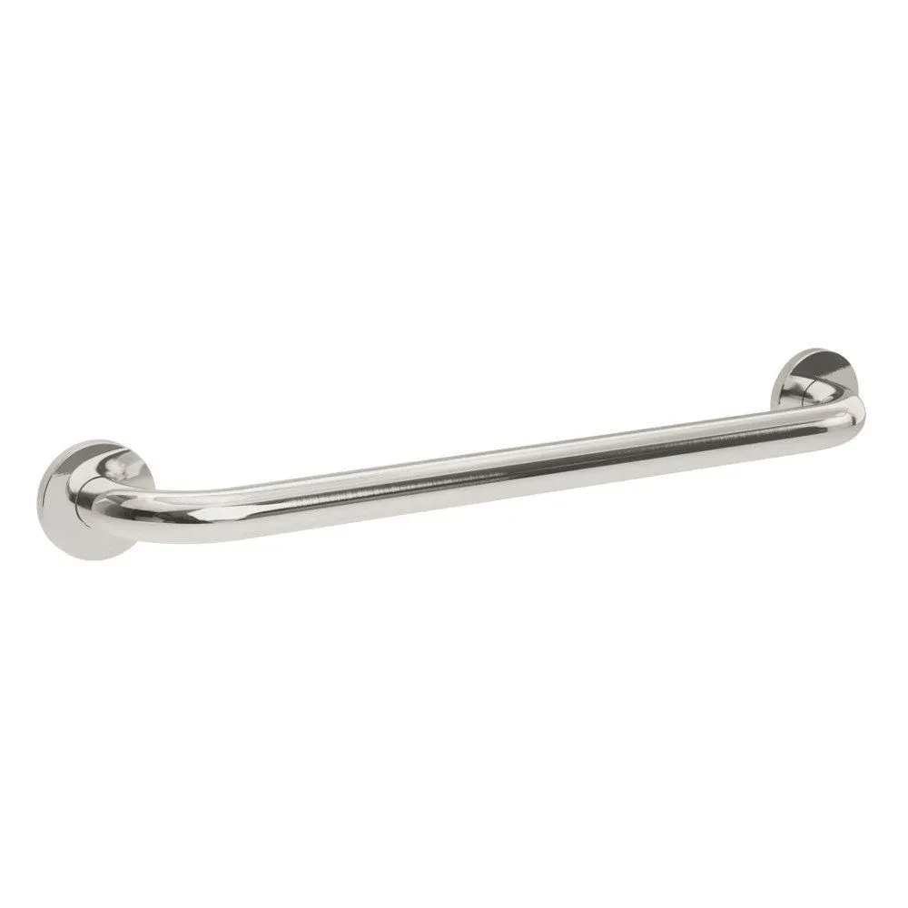 Bathex Knowle Stainless Steel Grab Rail 600mm - Mirror Polish - 18002MP - TAP 'N' SHOWER