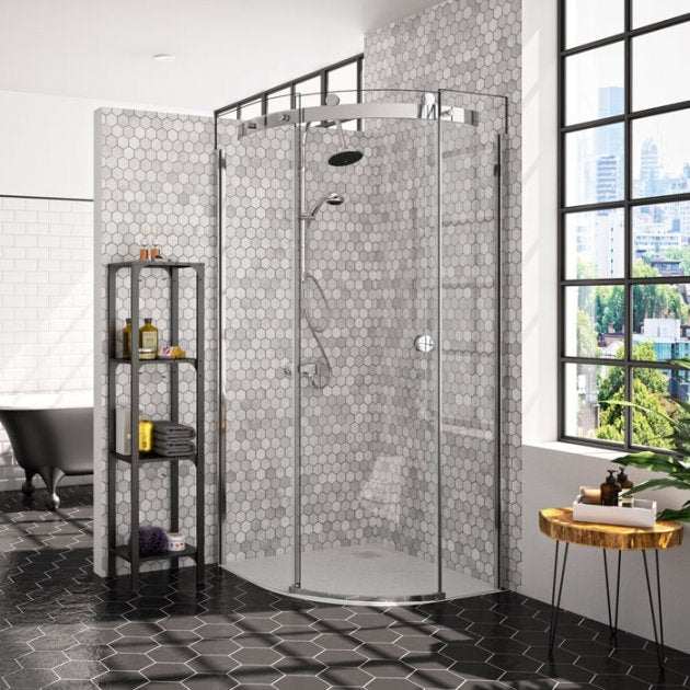 Merlyn 10 Series Single Quadrant Shower Enclosure 900mm x 900mm Right Handed - Clear Glass - M103221CR