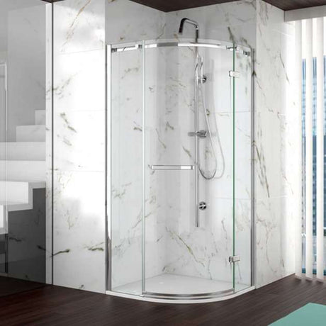 Merlyn 8 Series Frameless Quadrant Shower Enclosure 900mm x 900mm - 8mm Glass - A0601UH