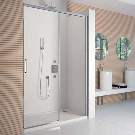 Merlyn 8 Series Frameless Sliding Shower Door 1400mm Wide - 8mm Glass - A0920HH
