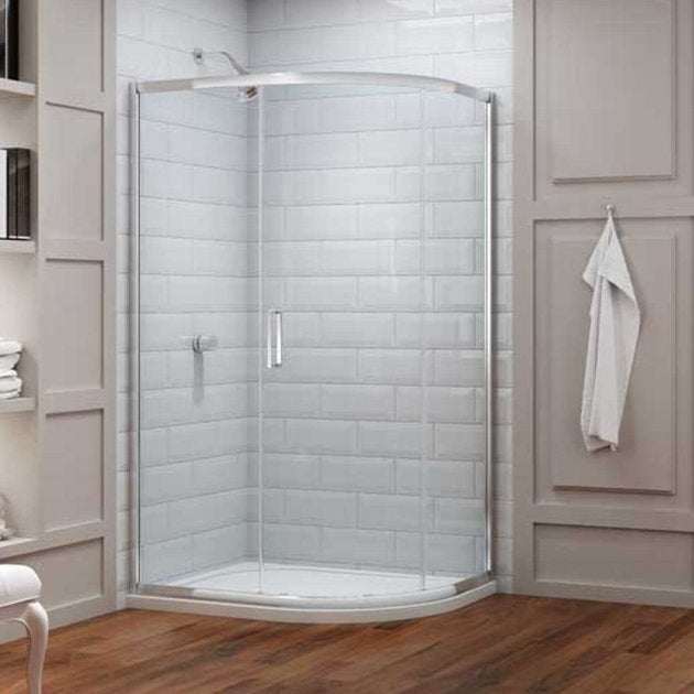 Merlyn 8 Series Offset Quadrant Shower Enclosure 1000mm x 800mm - Clear Glass - M83233