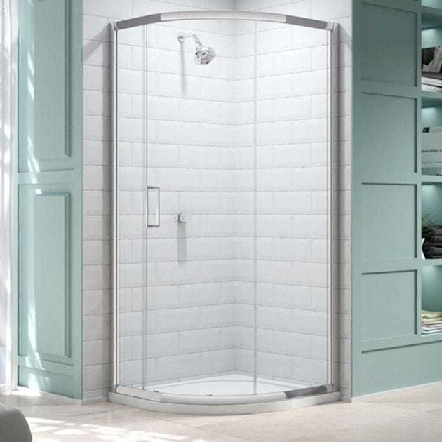 Merlyn 8 Series Single Quadrant Shower Enclosure 900mm x 900mm - Clear Glass - M83225 - TAP 'N' SHOWER