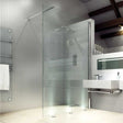 Merlyn 8 Series 1000mm Wide Wet Room Glass Panel - Clear Glass - M8SW231 - TAP 'N' SHOWER