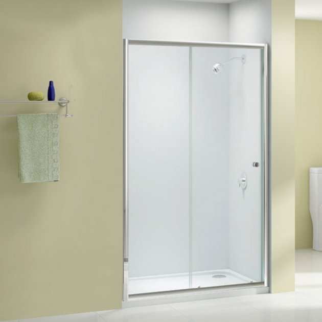 Merlyn Ionic Source Sliding Shower Door 1000mm Wide - 6mm Glass - A1204A0 - TAP 'N' SHOWER