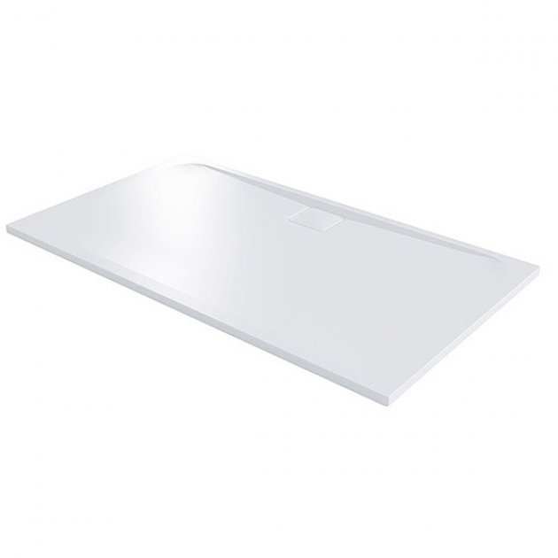 Merlyn Level25 Rectangular Shower Tray with Waste 1100mm x 800mm - White - L118RT - TAP 'N' SHOWER