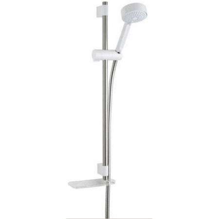 Mira Beat Fittings Kit (1.25m hose), White/Chrome 2.1703.015 - TAP 'N' SHOWER