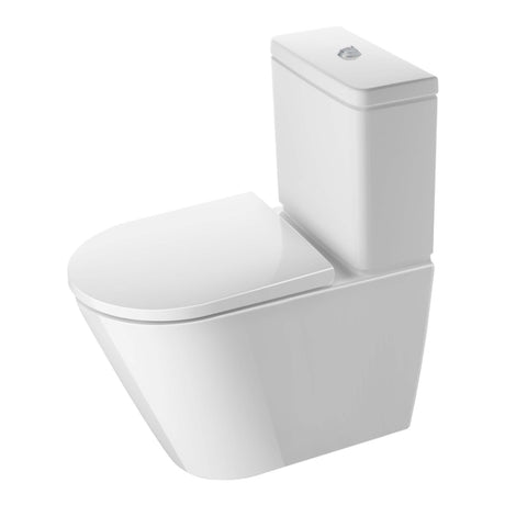 Duravit D - neo Rimless Toilet Close - coupled 650mm - High Gloss White - 2002090000 - TAP 'N' SHOWER