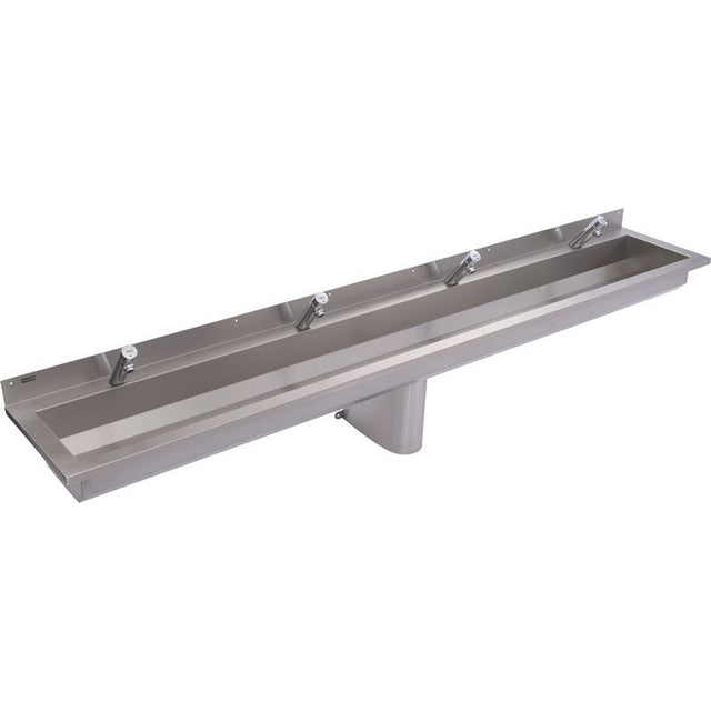 Kwc Dvs Shroud For Planox Washtroughs with Tap Deck Plshroud Lrg - Stainless Steel - 203.0563.655 - TAP 'N' SHOWER