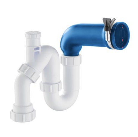 Armitage Shanks SmartGuard Contour 21+ Waste Pack For Tap Deck Basin - S038767