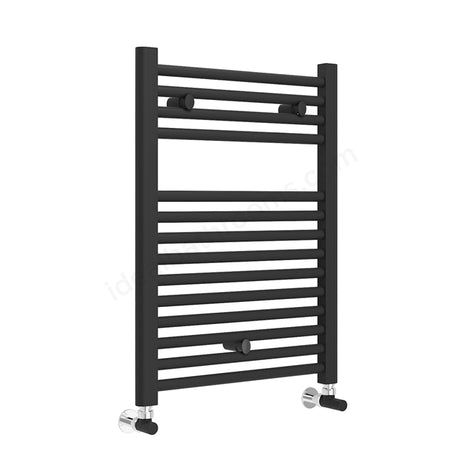 Oakham Towel Rail 690 X 500 Matt Black - TAP 'N' SHOWER