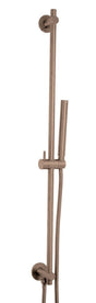 JTP VOS Slide Rail with Single Function Hand Shower and Hose - Brushed Bronze - 211218BRZ - TAP 'N' SHOWER